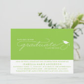 HATTEN BIS ZUM GRADUAT | EINLADUNG VON ABSCHLÜSSEN (Stehend Vorderseite)