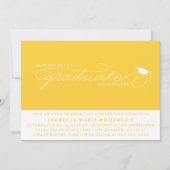 HATTEN BIS ZUM GRADUAT | EINLADUNG VON ABSCHLÜSSEN (Vorderseite)