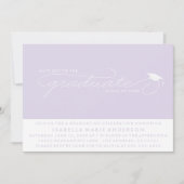 HATTEN BIS ZUM GRADUAT | EINLADUNG VON ABSCHLÜSSEN (Vorderseite)