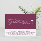 HATTEN BIS ZUM GRADUAT | EINLADUNG VON ABSCHLÜSSEN (Stehend Vorderseite)