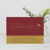 HATTEN BIS ZUM GRADUAT | EINLADUNG VON ABSCHLÜSSEN (Stehend Vorderseite)