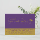 HATTEN BIS ZUM GRADUAT | EINLADUNG VON ABSCHLÜSSEN (Stehend Vorderseite)