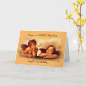 Hätten vielleicht den Geburtstag vergessen: Angel  Karte (Gelbe Blume)