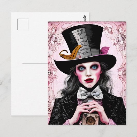 Hatter Fotograf Postkarte (Vorne/Hinten)