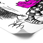 Hatter verließ das Gericht Poster (Ecke)