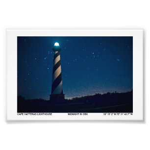 Hatteras Licht Fotodruck