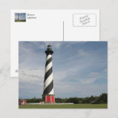 Hatteras Lighthouse Postcard Postkarte (Vorne/Hinten)
