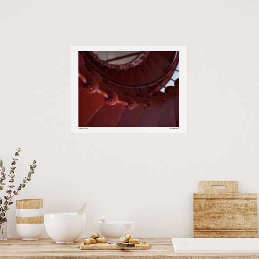 Hatteras Stairs Poster (Küche)