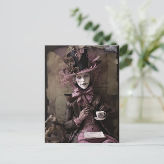 Hatters Tea Postkarte (Stehend Vorderseite)