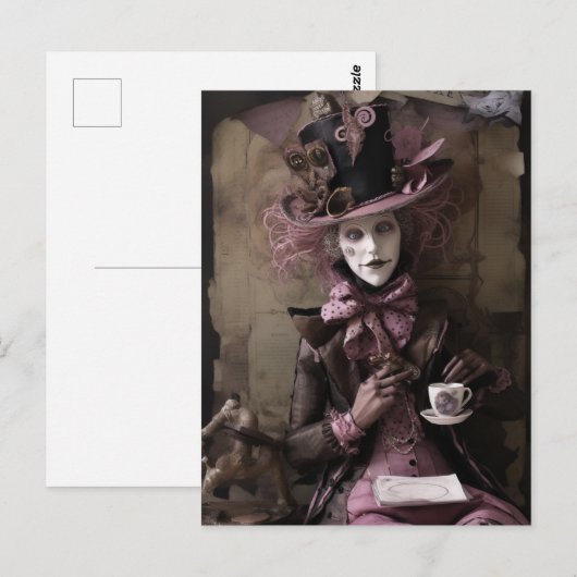 Hatters Tea Postkarte (Vorne/Hinten)
