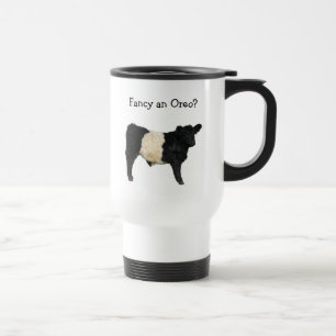 Hättest du gerne ein Oreo? Belted Galloway Kuh Reisebecher