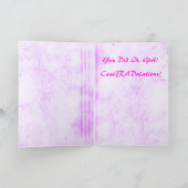 Hattet ab, Mädchen! (Abschluss-Karte) Karte (Innenseite)