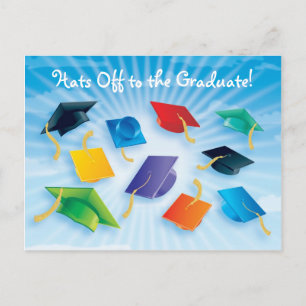 Hattet bis zum Abitur! Ankündigungspostkarte