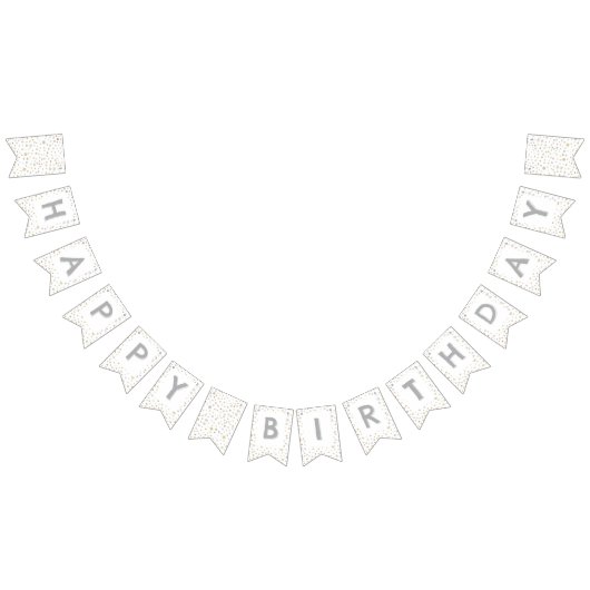 Hattie Confetti Wasserfarbe Dots Jagdflagge Wimpelkette (Alle)