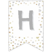 Hattie Confetti Wasserfarbe Dots Jagdflagge Wimpelkette (Zweite Fahne)