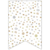 Hattie Confetti Wasserfarbe Dots Jagdflagge Wimpelkette (Erste Fahne)