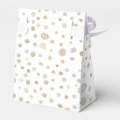 Hattie Confetti Watercolor Dots Gefälligkeitsbox Geschenkschachtel (Rückseite)