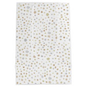 Hattie Confetti Watercolor Dots Geschenktasche Mittlere Geschenktüte (Rückseite)