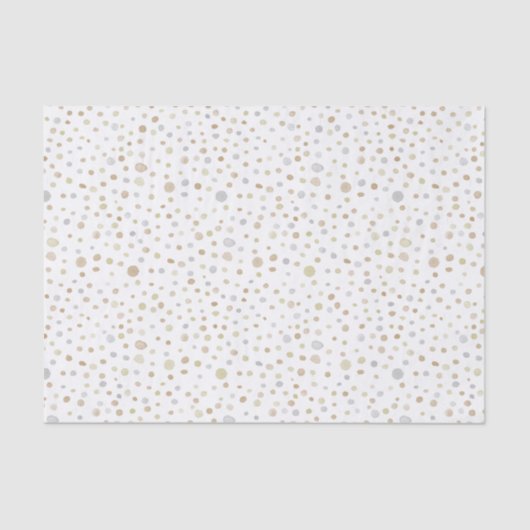 Hattie Confetti Watercolor Dots Tissue Seidenpapier (Vorderseite)