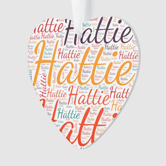 Hattie Ornament (Vorderseite)