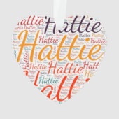 Hattie Ornament (Rückseite)
