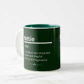 Hattie Personalized Name Coffee Mug Zweifarbige Tasse (Vorderseite Links)