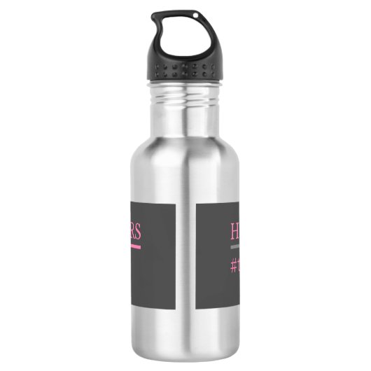 HattieEmpower-Tag Edelstahlflasche (Rückseite)