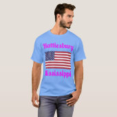 Hattiesburg Mississippi Stilvolle Prints1 T-Shirt (Vorne ganz)