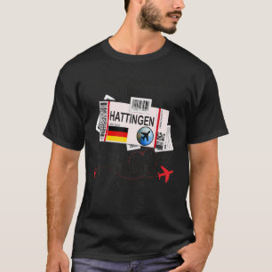 Hattingen Girl - Hattingen Boarding Pass - Hatting T-Shirt