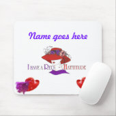 HATTITUDE MAUSUNTERLAGE MOUSEPAD (Mit Mouse)