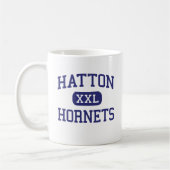 Hatton - Hornissen - hoch - Stadtnebenfluß Alabama Kaffeetasse (Links)