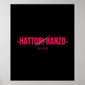 Hattori Hanzo Poster (Vorne)