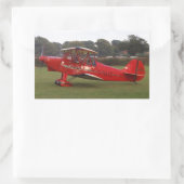 Hatz Biplane Rechteckiger Aufkleber (Tasche)