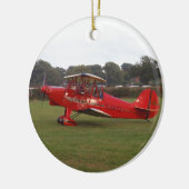 Hatz Doppeldecker Keramik Ornament (Links)
