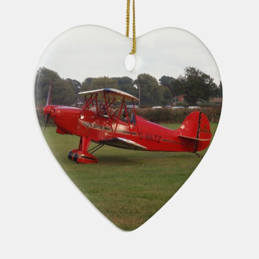 Hatz Doppeldecker Keramikornament (Rechts)