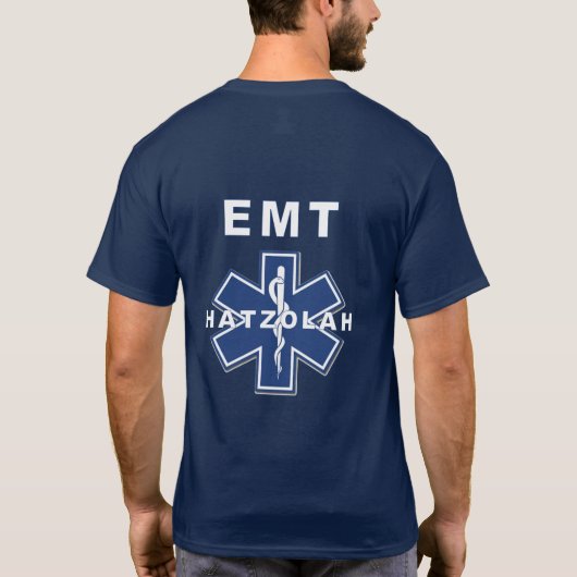 Hatzolah EMS T-Shirt (Rückseite)