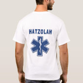 Hatzolah EMS T-Shirt (Rückseite)