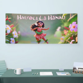 Hauʻoli Hula Princess Banner