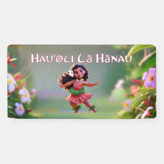Hauʻoli Hula Prinzessin Banner