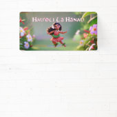 Hauʻoli Hula Prinzessin Banner (InSitu)