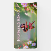 Hauʻoli Hula Prinzessin Banner (Vertikal)