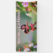 Hauʻoli Hula Prinzessin Banner (Vertikal)