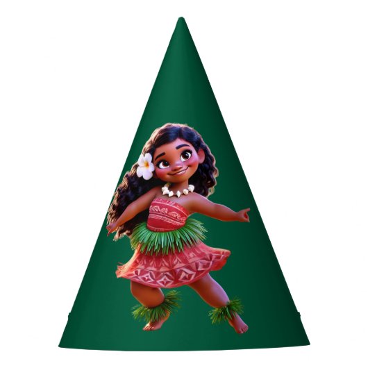 Hauʻoli Hula Prinzessin Partyhütchen (Vorderseite)