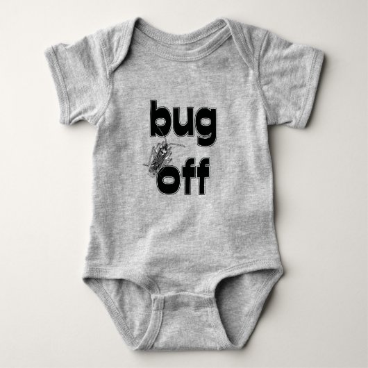 Hau ab baby strampler (Vorderseite)