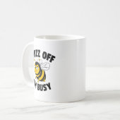 Hau Ab, Ich Bin Beschäftigt Kaffeetasse (Vorderseite Links)