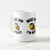 Hau Ab, Ich Bin Beschäftigt Kaffeetasse (Vorderseite Links)