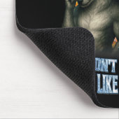 Hau ab Kätzchen Daddy wie lustiger Alpha-Wolf Werw Mousepad (Ecke)