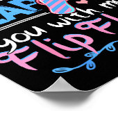 Hau nicht drauf mit meinen Flip Flops Lustiges Ges Poster (Ecke)