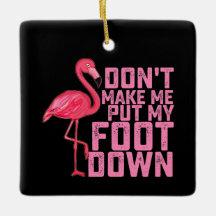 Hau nicht drauf, sonst setzt's was Flamingo