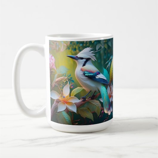 Haubenenten-Schwingenjay Kaffeetasse (Links)